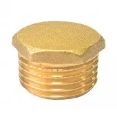 Dop hexagonal din alamă M - 1/2"