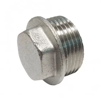 Dop alamă nichelată M - 1"