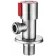 Robinet din INOX sub lavoar mâner roșu HYDROS - 046