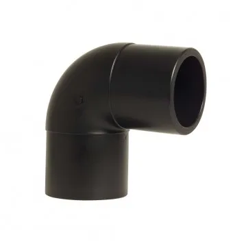 Cot spigot  90°, SDR17, PE100 - 125 mm